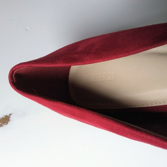 Ruby Red Platform Pumps - Picture 15 of 16